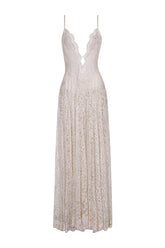 1930s White Lace Strappy Dress — packshot