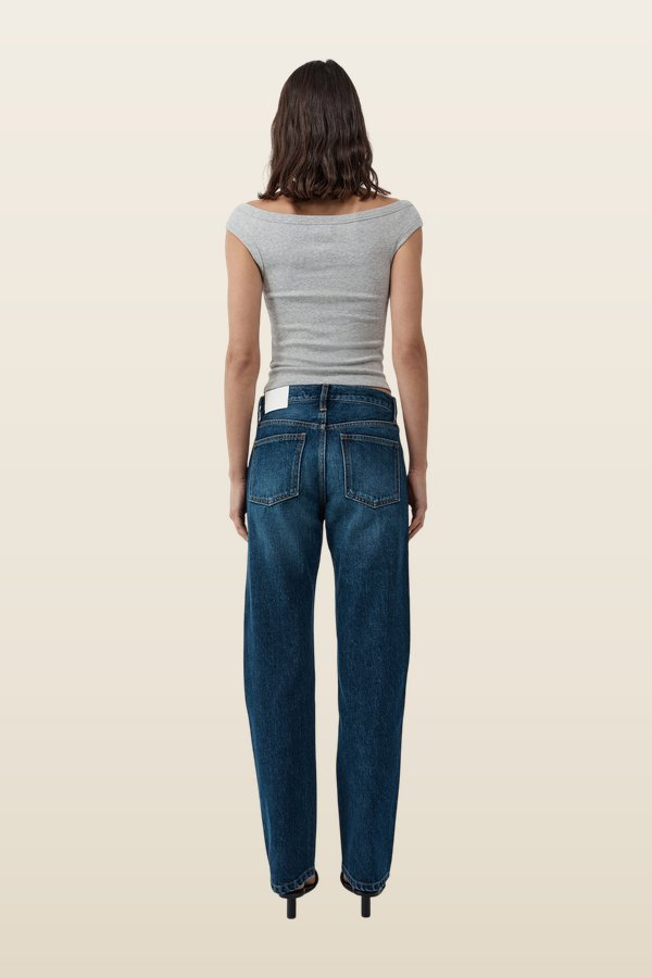 90s Straight Leg Jeans — model back