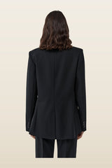 90s Wool Blazer — model back