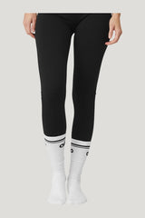 Women's Throwback Barre Sock — model front