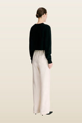 ALERA LDS Silk twill trousers — model back