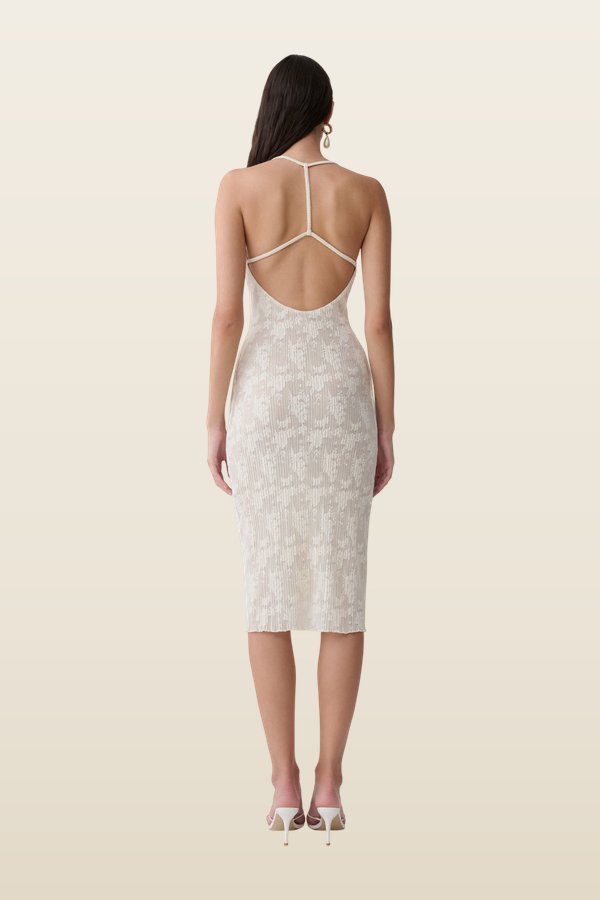 Ambrose Lace Midi Dress — model back