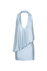 Arabel Draped Halter Mini Dress — packshot