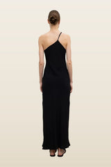 Ari One Shoulder Dress — model back