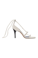 Atlas Sandal Off-White Woven Leather — packshot