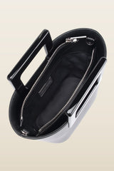 Baby Riviera In Black Leather — model back
