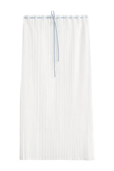Belted pleated skirt — packshot