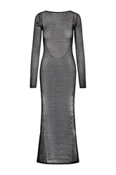 Bodrum Dress - Black Lace Crochet — packshot