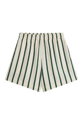 Cannes Silk Short - Forest Stripe — packshot