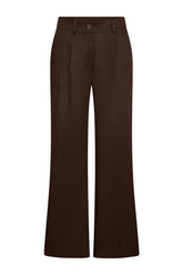 Casablanca Pants - Espresso Linen — packshot
