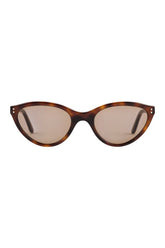 Cateye sunglasses dark havana — packshot