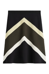 Chevron stripe skirt — packshot