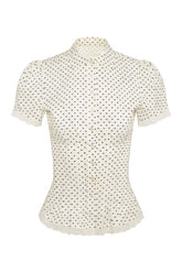 Cinched Button Up Top — packshot