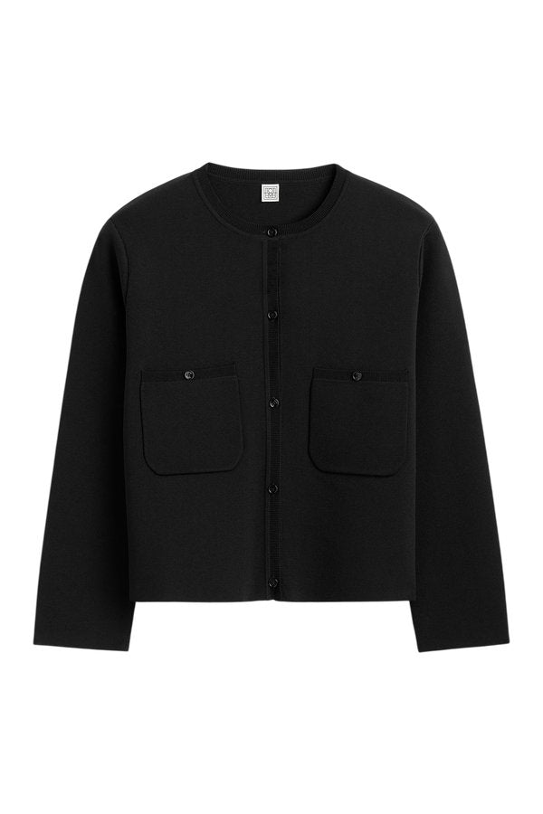 Classic compact knit cardigan — packshot