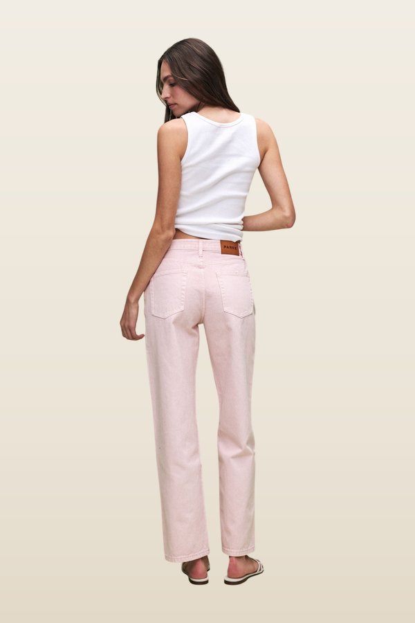 Classic Straight Jeans — model back