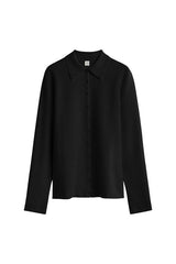 Compact knit buttoned top — packshot