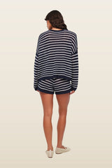 Cotton Crochet Sweater — carry 4