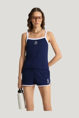 Crown Tennis Pique Short — model front
