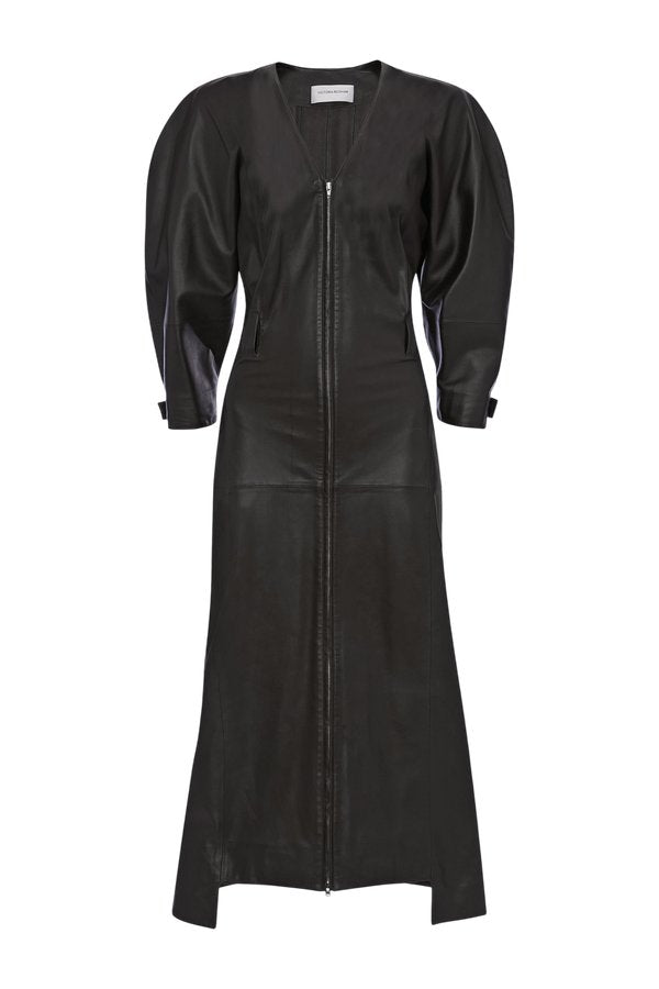 Dolman Leather Dress — packshot
