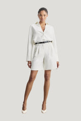 Effortless Pleated Longline Shorts — carry 2