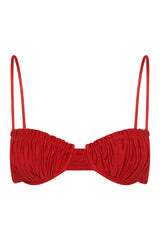 Esterel Bikini Top Scarlet — packshot