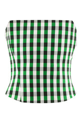 Etta bandeau in Gingham — packshot