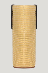 Eva In Raffia And Tortoiseshell — model side