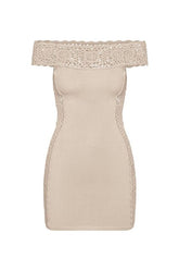 Fleur Crochet Knit Mini Dress — packshot