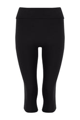 Foldover Jersey Capri Leggings — packshot