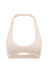 Form Halter Crop | Fawn — packshot