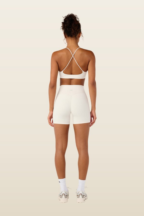Form Invisible Scrunch High Waist Shorts | Vanilla — carry 4