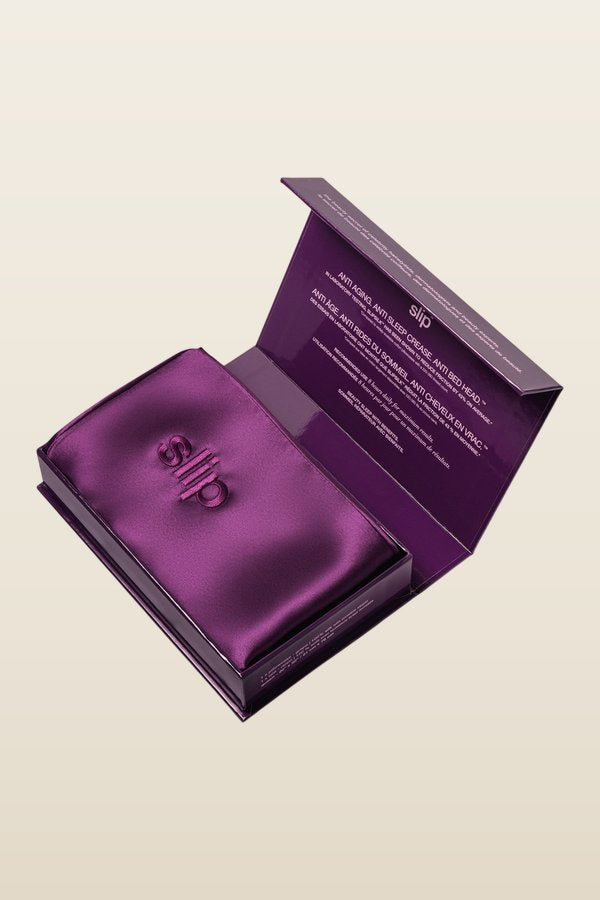 Grape Queen Zippered Pillowcase — model back