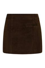 Hunter Suede Mini Skirt — packshot
