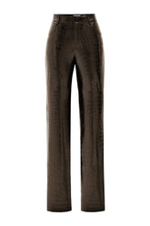 Killa pants in Brown Croc — packshot