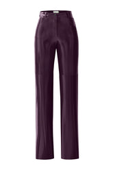 Killa pants in Plum Patent — packshot