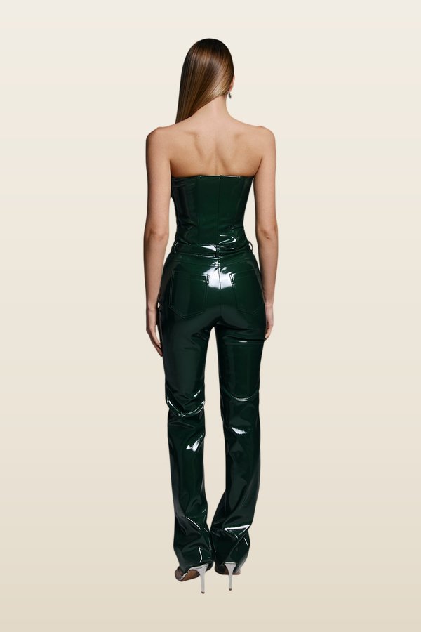 Killa pants in Viper Patent — model back
