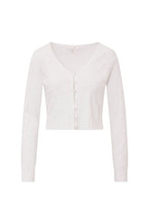 Laken Cotton Pointelle Cardigan — packshot
