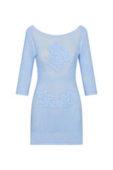 Le Jardin Crochet Mini Dress — packshot