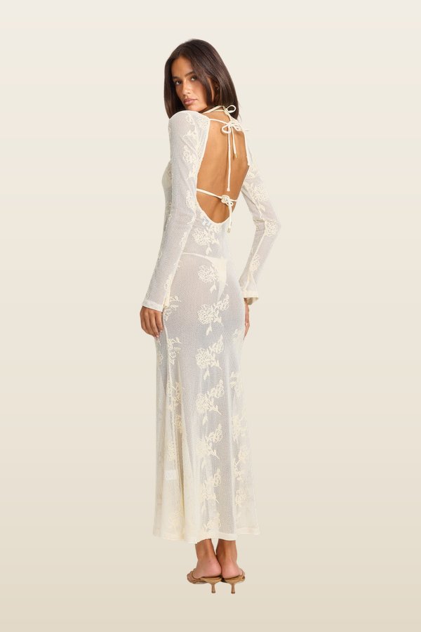 Lola Maxi Dress — model back