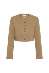 Marielle Button Up Cropped Jacket — packshot