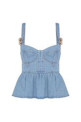 Marina Denim Top — packshot