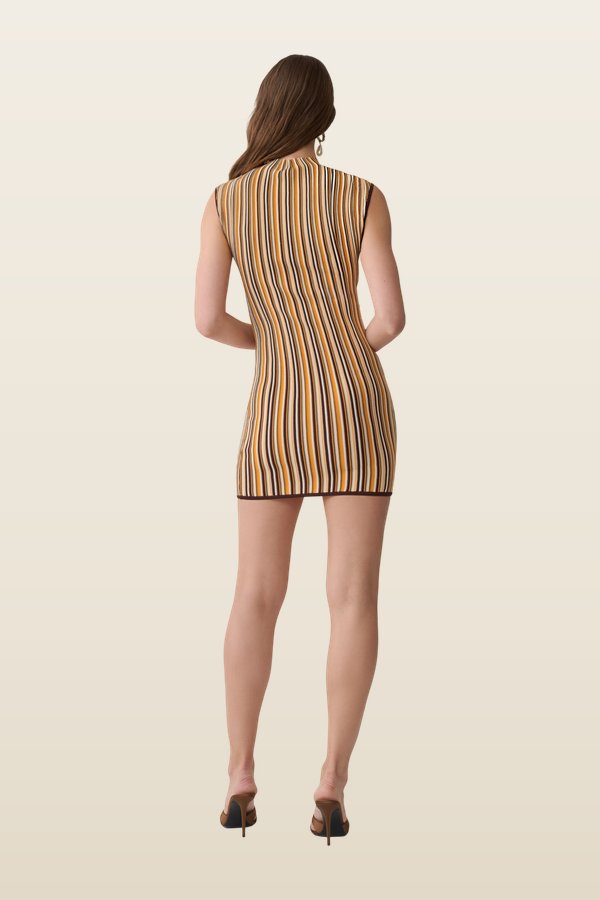 Meggie Striped Sleeveless Mini Dress — carry 4