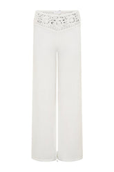 Miley Crochet Waistband Straight Leg Pant — packshot