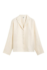 Monogram silk pj top — packshot