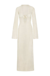 Montego Dress - Ivory Treble Knit — packshot