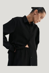Nile Crepe Shirt Dress — carry 3