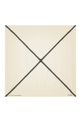 Miani - Silk scarf - Origami Creme — packshot