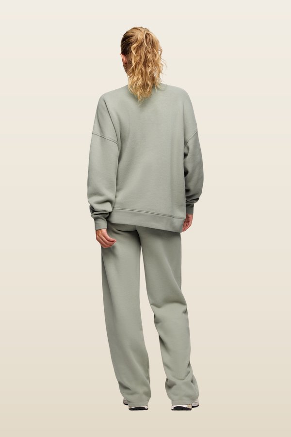 nuuds Varsity Oversized Crew | Pistachio — carry 4