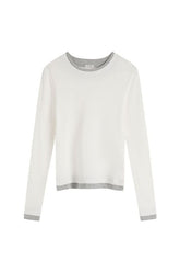 Organic Cotton Layered Long Sleeve Top — packshot