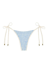Palma Thong Colorblock - Sky Gingham — packshot